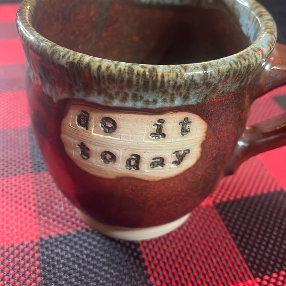 Stoneware Ceramic - 10oz Mug - do it today